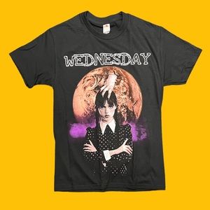 Wednesday adams graphic tshirt